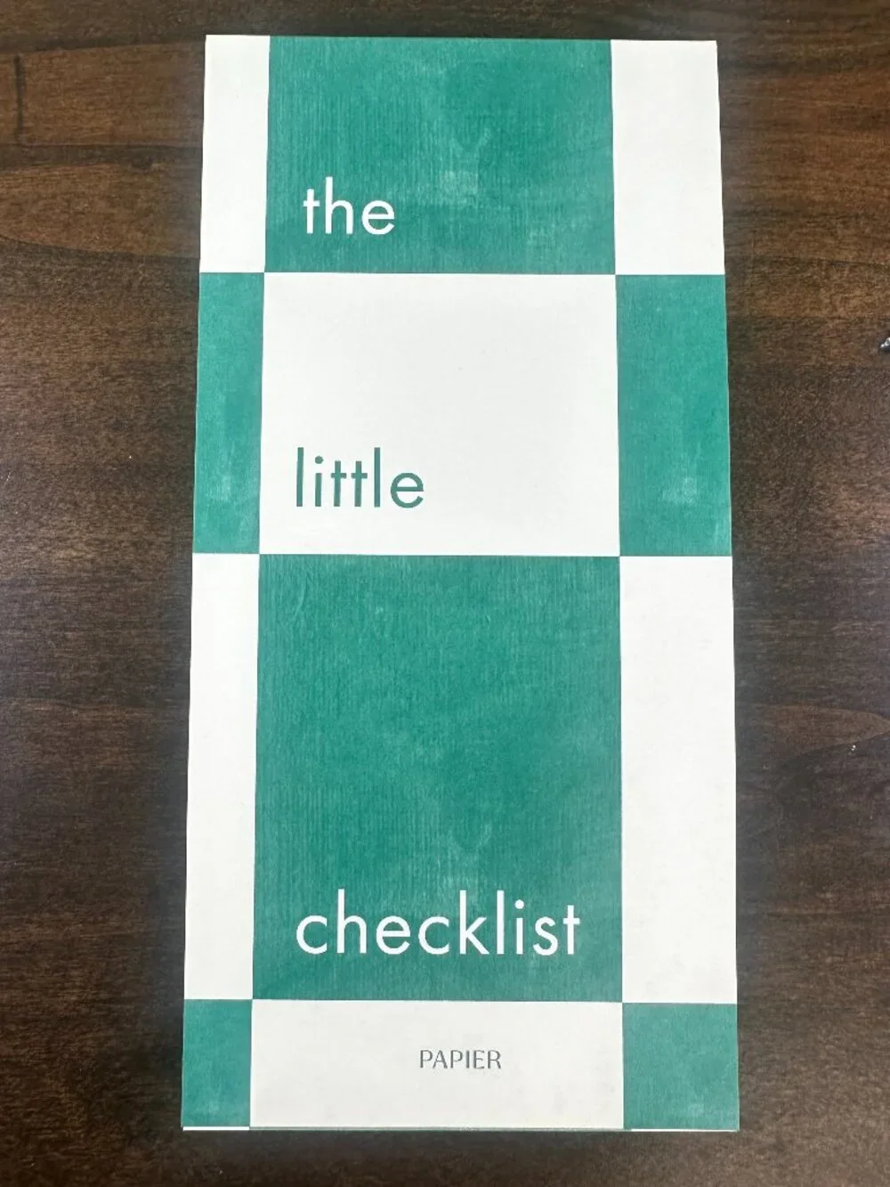 Papier The Little Checklist Daily Productivity List Pad from Anthropology